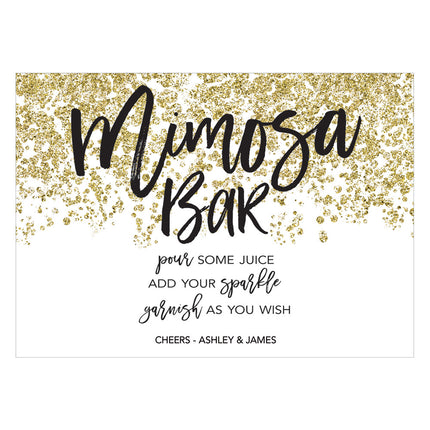 Sparkle Large Card Table Sign