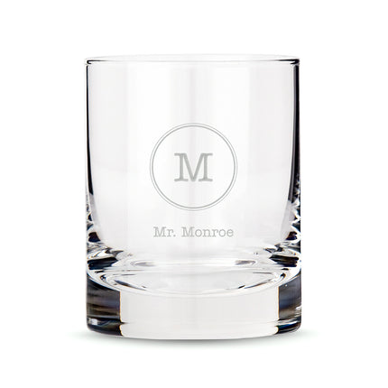 Personalized Whiskey Glasses Monogrammed