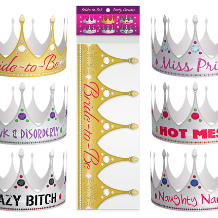 Bride-to-Be Bachelorette Party Crowns