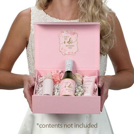 Will You Be My Bridesmaid Proposal Box - Pink and Gold