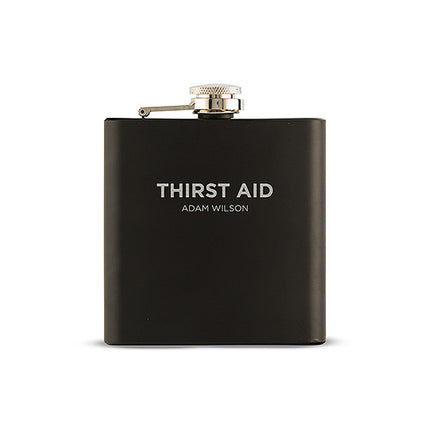 Personalized Thirst Aid Hip Flask