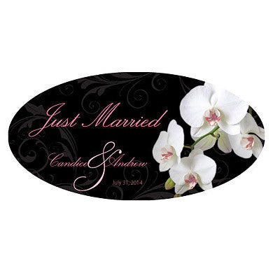 Pink Classic Orchid Window Cling