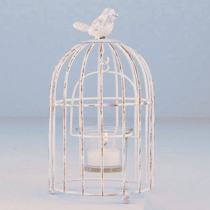 Small Metal Decorative Birdcage with Tealight Holder