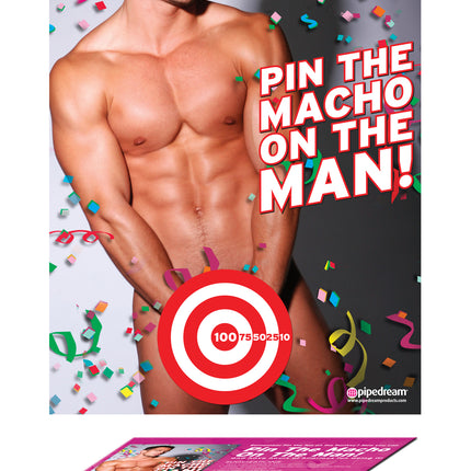Bachelorette Party Favors Pin the Macho on the Man PD8204-00