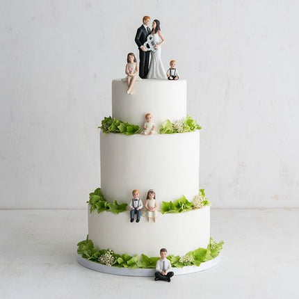 Preteen Boy Child Porcelain Wedding Cake Topper