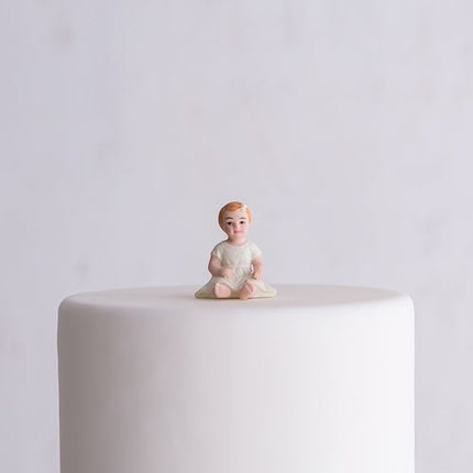 Baby Girl Daughter Child Porcelain Wedding Cake Topper