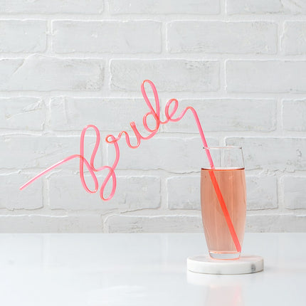Bachelorette Party Silly Straw - Bride