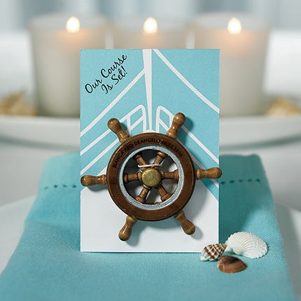 Boat Wheel Magnet Wedding Party Favor Gift - Discontinued