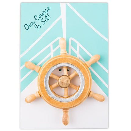 Boat Wheel Magnet Wedding Party Favor Gift (Pack of 6)