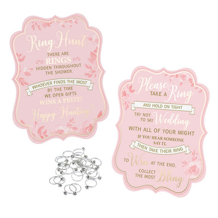 Bridal Shower Ring Game Party Set (Includes 25 Rings)