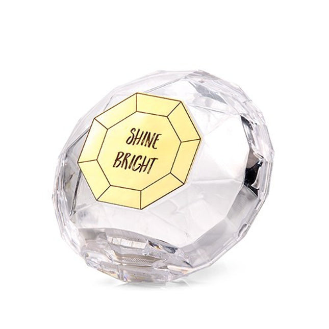 Diamond Acrylic Wedding Party Favor Container (Pack of 4)