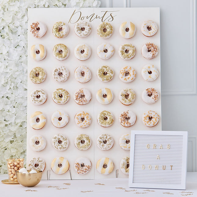 Donut Wall Holder For Wedding Cake Alternative