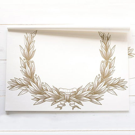 Gold Wedding Party Table Placemat 