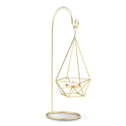 Gold Geometric Tealight Holder