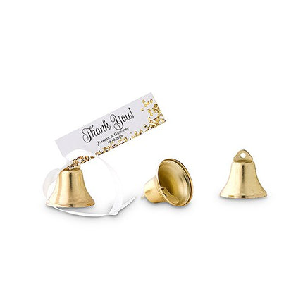 Gold Mini Wedding Kissing Bells Party Favors Decoration