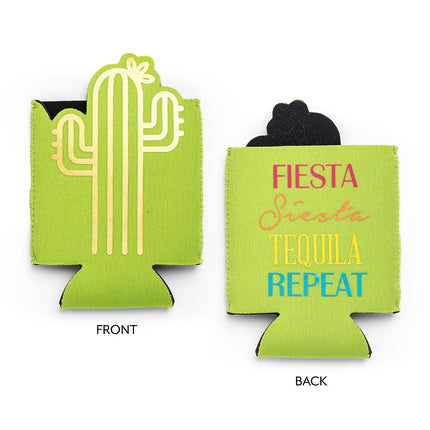 Neoprene Foam Drink Holder - Fiesta, Siesta, Tequila, Repeat