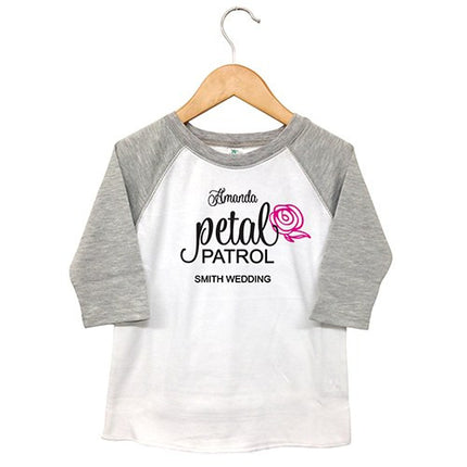 Personalized Kids Flower Girl T-Shirt