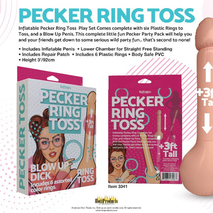 Inflatable Pecker Ring Toss HTP3341