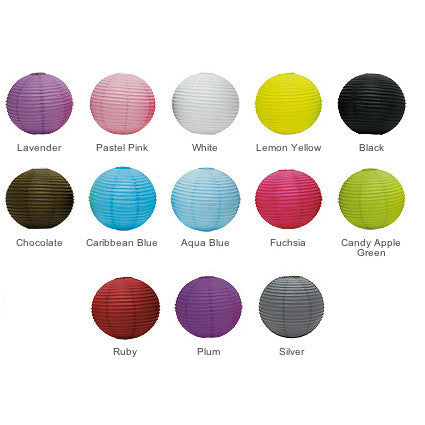 The colors of the Round Paper Lantern.