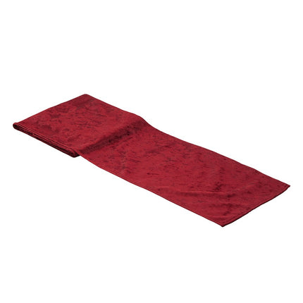 Velvet Table Runner - Ruby Red - 108-inches
