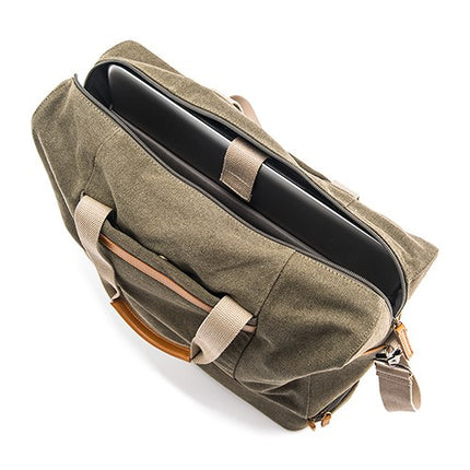 Men's Personalized Canvas Laptop/Shoe Duffle Travel Bag