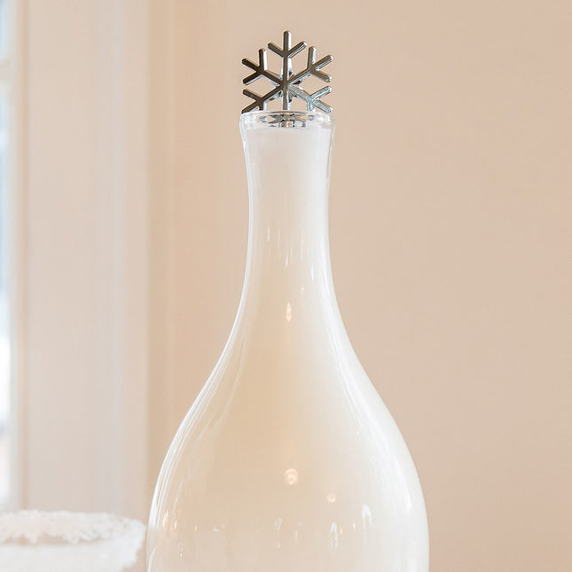 Snowflake Bottle Stopper Winter Wedding Party Favor