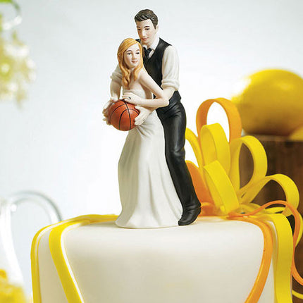 Basketball Themed Wedding Cake Top