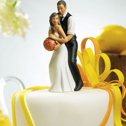 Basketball Bride And Groom Cake Topper