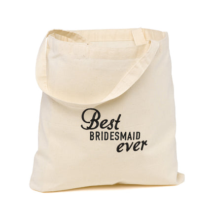 Best Ever Bridesmaid Wedding Party Tote Bag