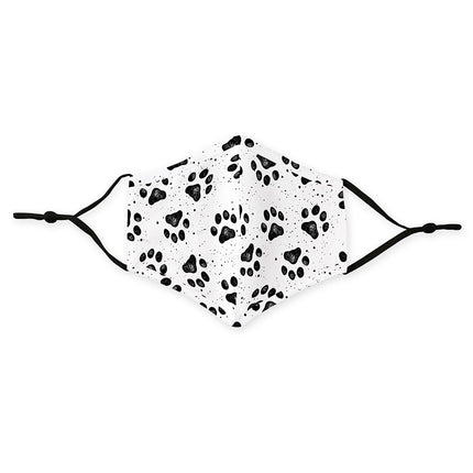 Cat and Dog Paw Prints Cloth Face Mask