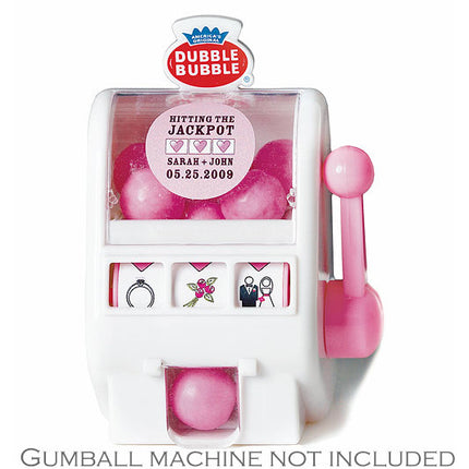 Las Vegas Gumball Machine Stickers (Pack of 36)