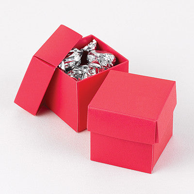 Colorful Two Piece Wedding Party Favor Box (Pack of 25)