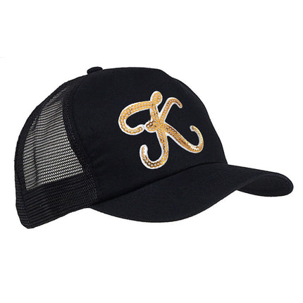 Personalized Metallic Gold Monogram Trucker Hat - Discontinued