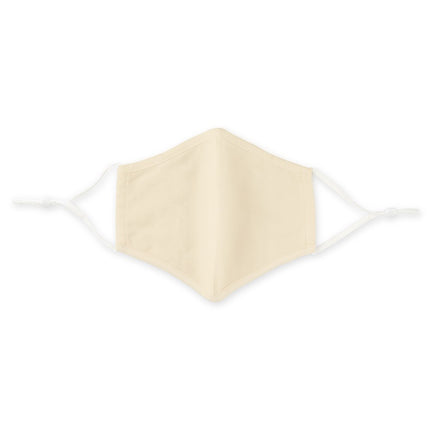 Ivory Colored Adult Cloth Face Mask