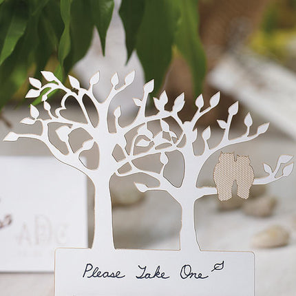 The Faux Birch Log Cards, a match made in heaven. Pairs with the Faux Birch Log Card Holders (sold separately).