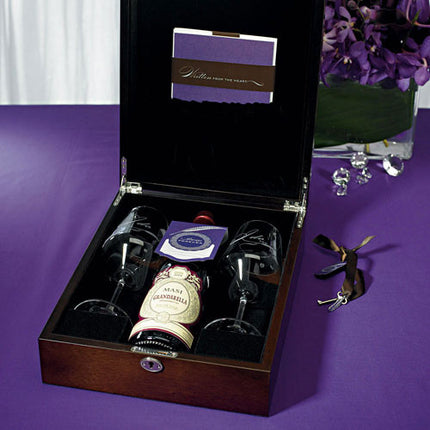 Personalized Love Letter Wine Bottle Ceremony Box Set