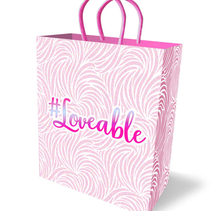 #Loveable Cute Pink Gift Bag