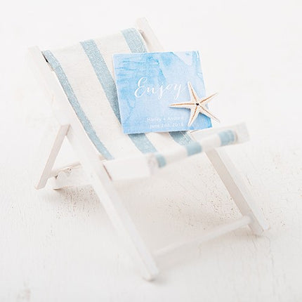 Beach Favor Mini Striped Deck Beach Chair