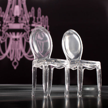 Wedding Favor Miniature Clear Acrylic Phantom Chair