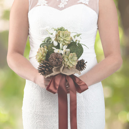 Moss Wedding Bridal Bouquet