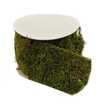 Roll of Faux Moss Crafter's Ribbon - Enchanted Forest Party Supplies