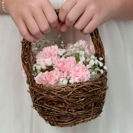 Rattan Flower Girl Basket