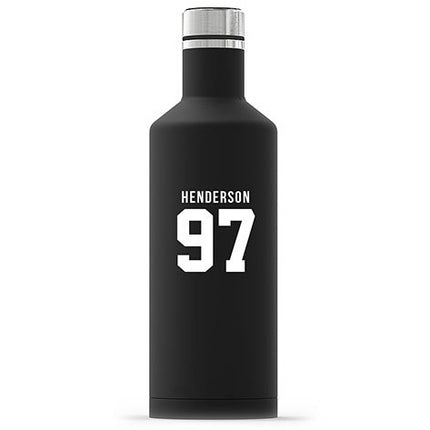Sports Team Player Name Insulated Water Bottle