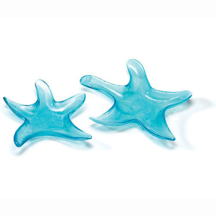 The small starfish plate (left) and the large starfish plate (right) sold separately.