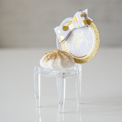 Miniature Clear Acrylic Wedding Party Chair Favor