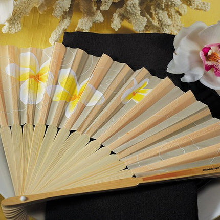 Tropical Fan with Flowers Wedding Party (Pack of 6)