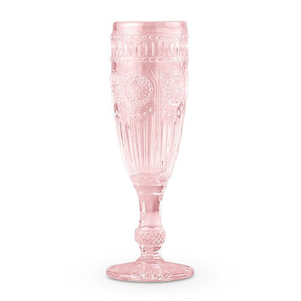 Pink Vintage Pressed Glass Wedding Party Glassware