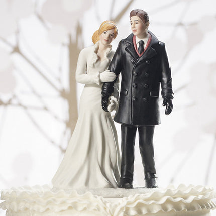 Winter Wedding Cake Top