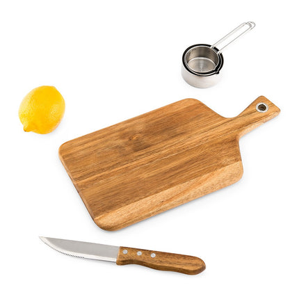 Acacia Wood Wooden Paddle Cutting and Serving Board